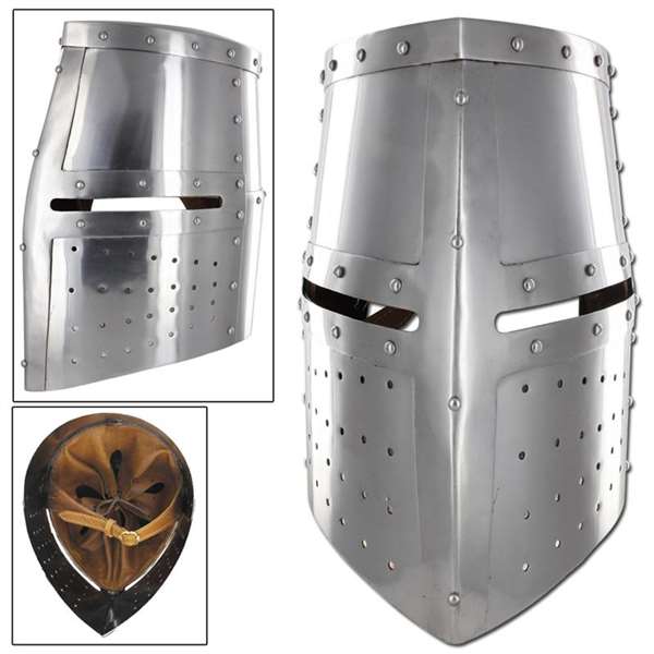 Great Helm Iron Cross Helmet
