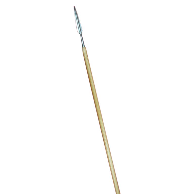 Greek Dory Spear  Steel Head and Brass Sauroter Cap