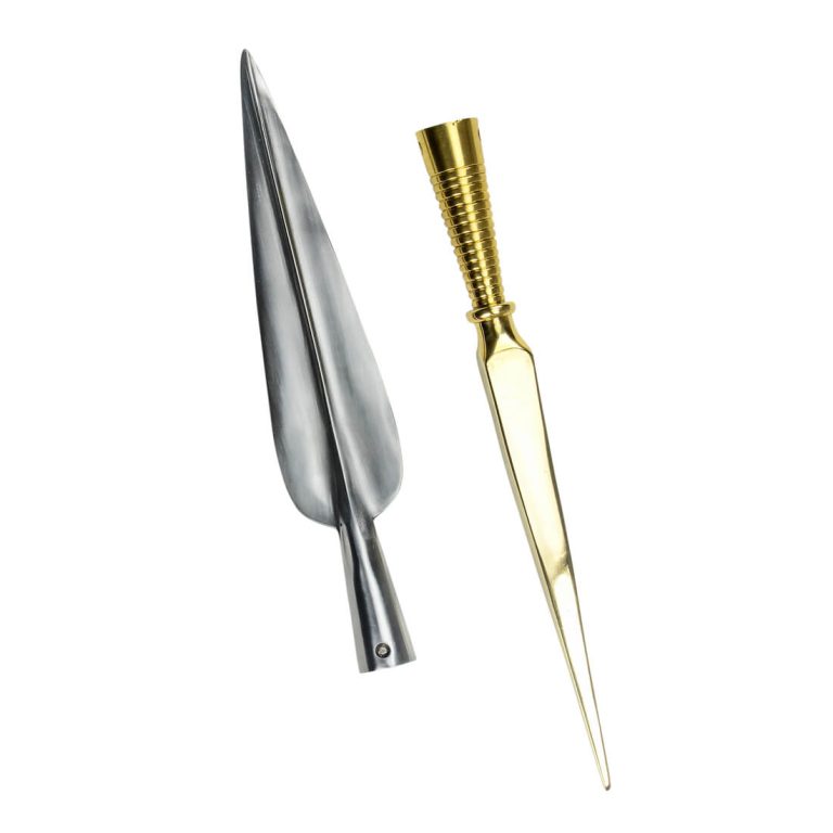 Greek Dory Spearhead and Sauroter Buttcap Set