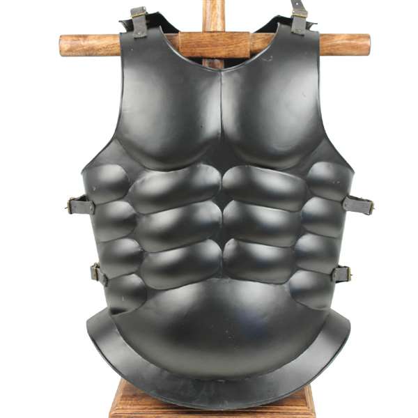 Greek Muscle Armor Cuirass - Black