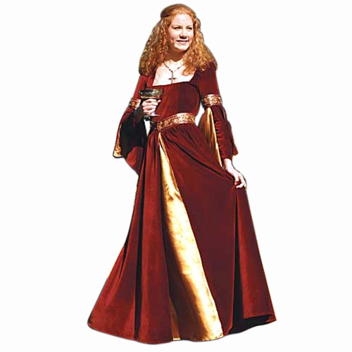 Hand-Sewn Berengaria Gown