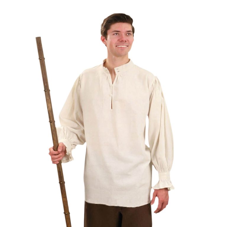 Hand-Woven, Hand-Stitched Mens Manor Shirt