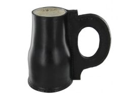 Pale Ale Jacks Leather Tankard - Black