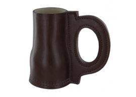Pale Ale Jacks Leather Tankard - Brown
