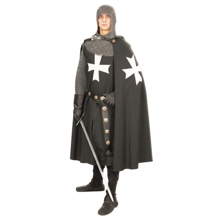 Hospitaller Hooded Cape