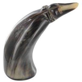 Hound Cow Horn Paperweight