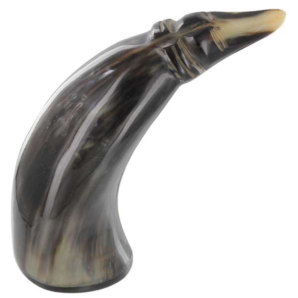 Hound Cow Horn Paperweight
