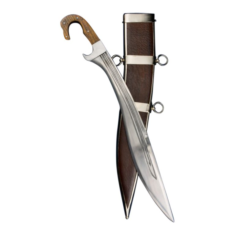 Iberian Falcata with Wood Grip
