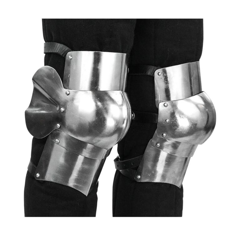 Knee Armor Set / Poleyns - 16 Gauge Steel