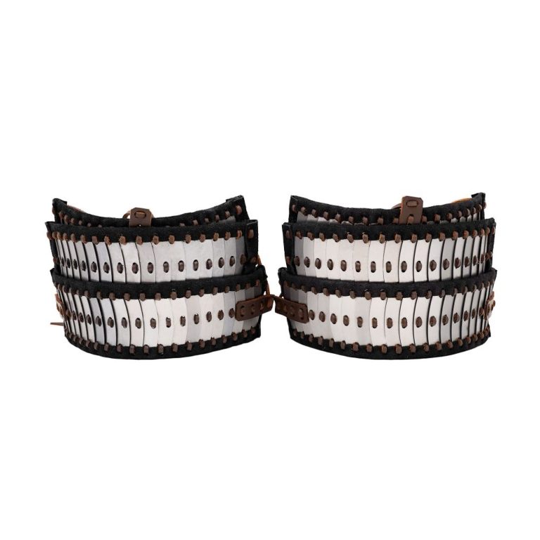 Lamellar Pauldrons Set  20 Gauge Steel