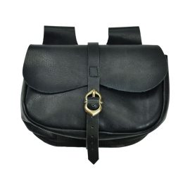 Large Leather Belt Pouch