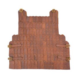 Leather Lamellar Torso Armor  Brown