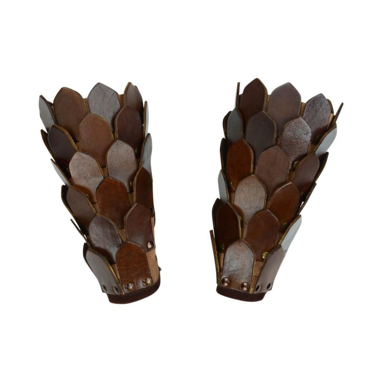 Leather Scale Bracers