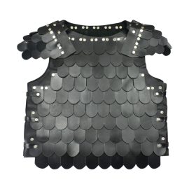 Leather Scale Torso Armor  Black