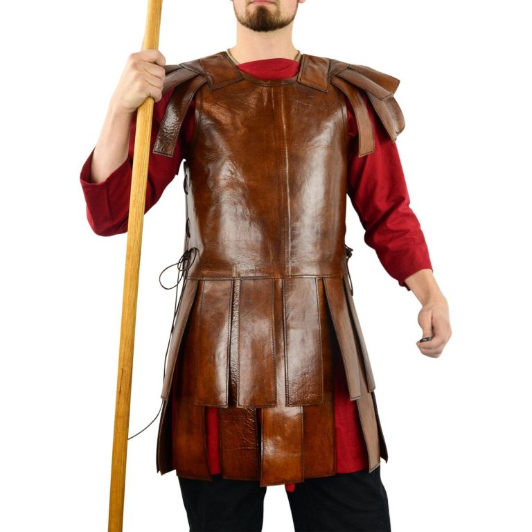 Roman Leather Subarmalis Brown - Centurion Undergarment