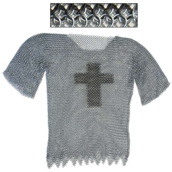 Legendary Templar Cross Chainmail Haubergeon