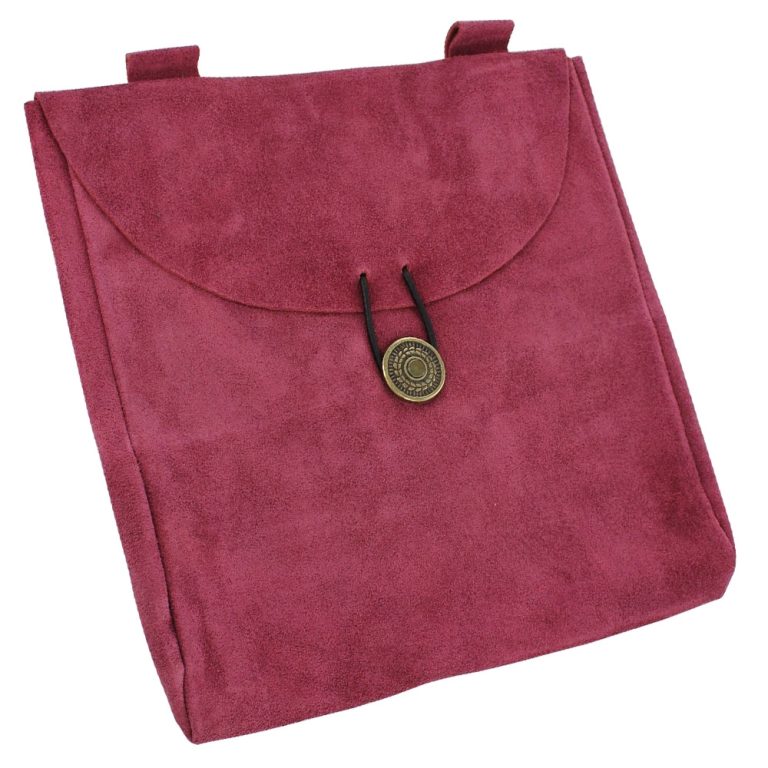 Love of Pink Suede Leather Pouch