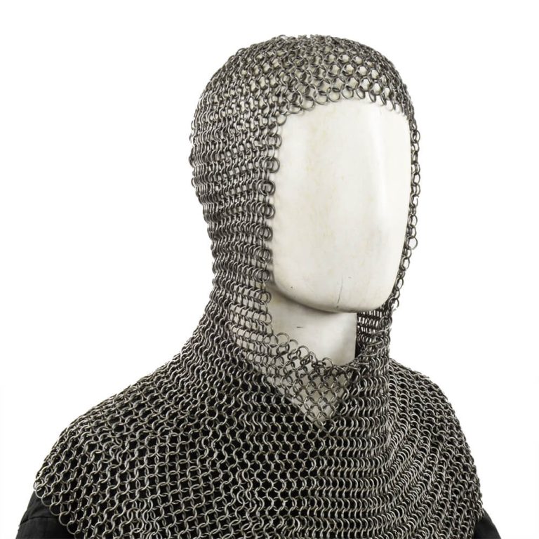 Mail Coif - Butted High Tensile Wire Rings