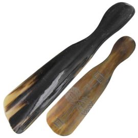 Maori Tiki Tribal Cow Horn Shoe Horn
