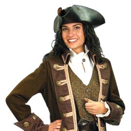 Mary Read Collared Pirate Coat