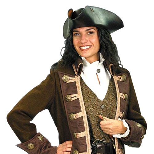 Mary Read Collared Pirate Coat