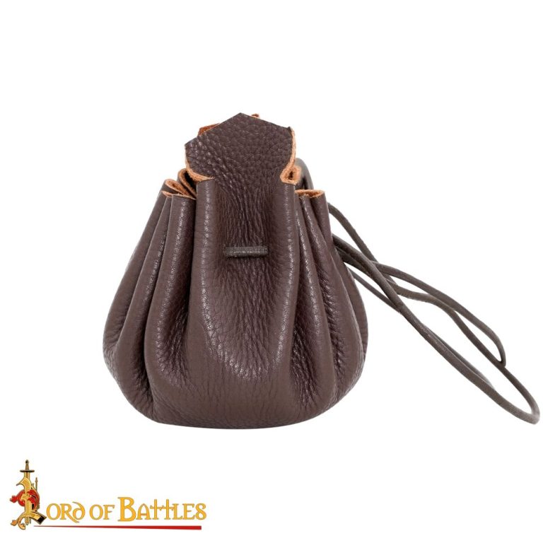 Medieval Belt Coin Pouch Handcrafted from Genuine Leather
