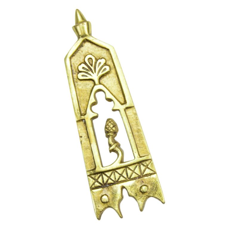 Medieval Brass Belt Chape