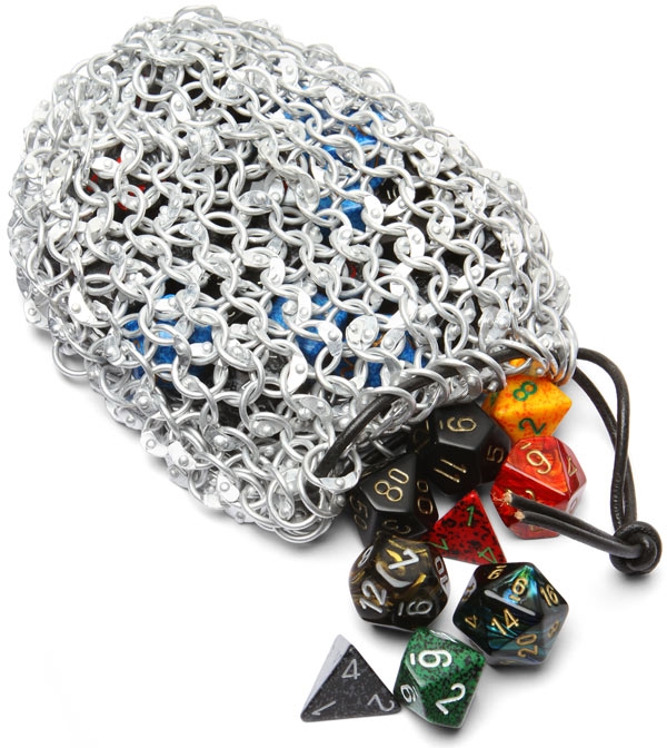 Medieval Chainmail Dice Bag