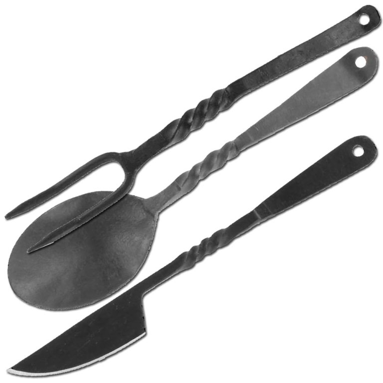 Medieval Dining Hall Eating Utensils