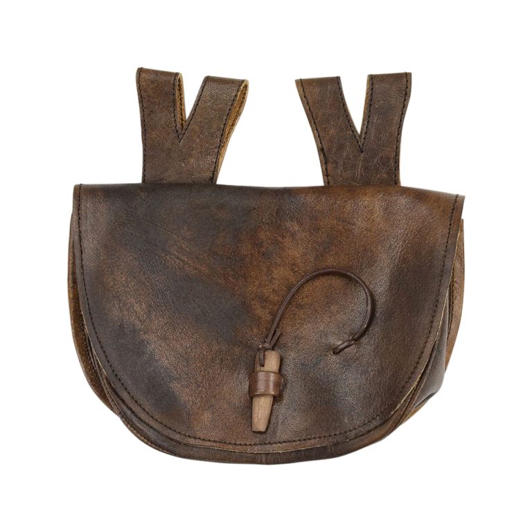 Medieval Leather Belt Pouch