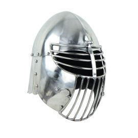 Medieval Sport Combat Bascinet - 16 Gauge Stainless Steel