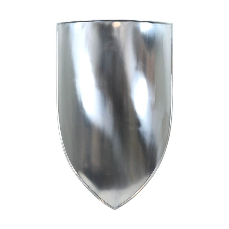 Medieval Steel Heater Shield Blank - 18 Gauge Steel