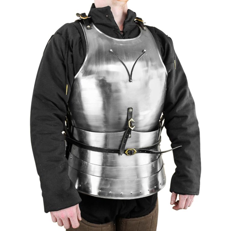 Milanese Plate Cuirass and Tassets  16 Gauge Steel