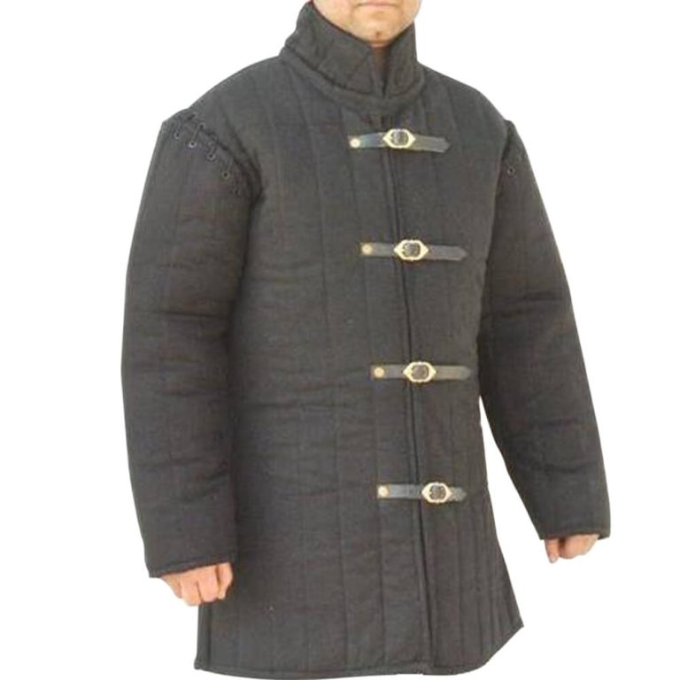 Modifiable Gambeson with Optional Half-Sleeves - Black