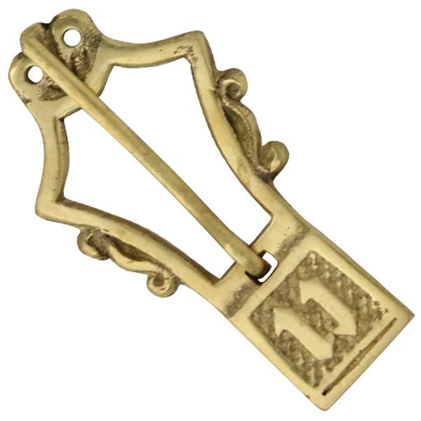 Monogramed Brass Buckle