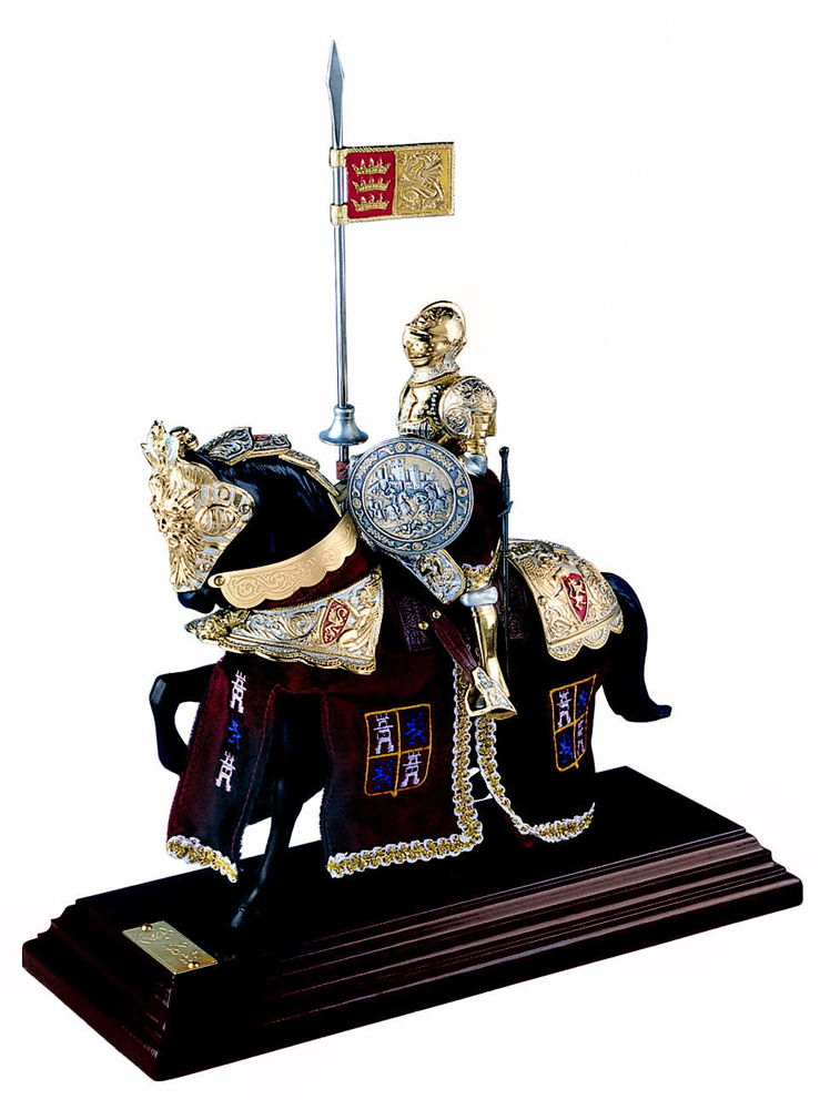 Mounted English Knight in Suit of Armor by Marto