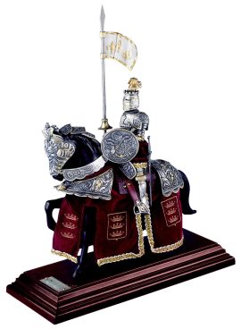 Mounted French Knight of King Arthur II by Marto