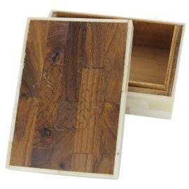 Mystic Knot Handmade Bone Jewelry Box