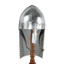 Norman Nasal Helm with Aventail - 11 / 16 Gauge