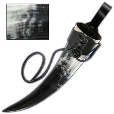 Norwegian Viking Natural Drinking Horn 24oz
