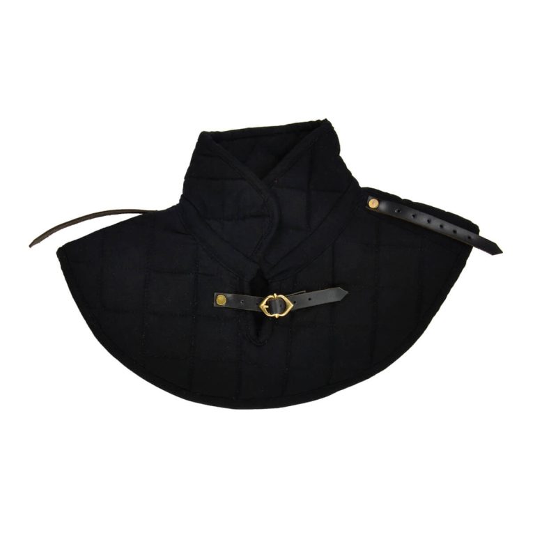 Padded Gambeson Collar - Black