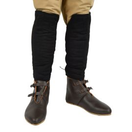 Padded Greaves - Black