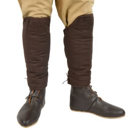 Padded Greaves - Brown