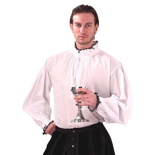 Period Ruffle Collar Shirt