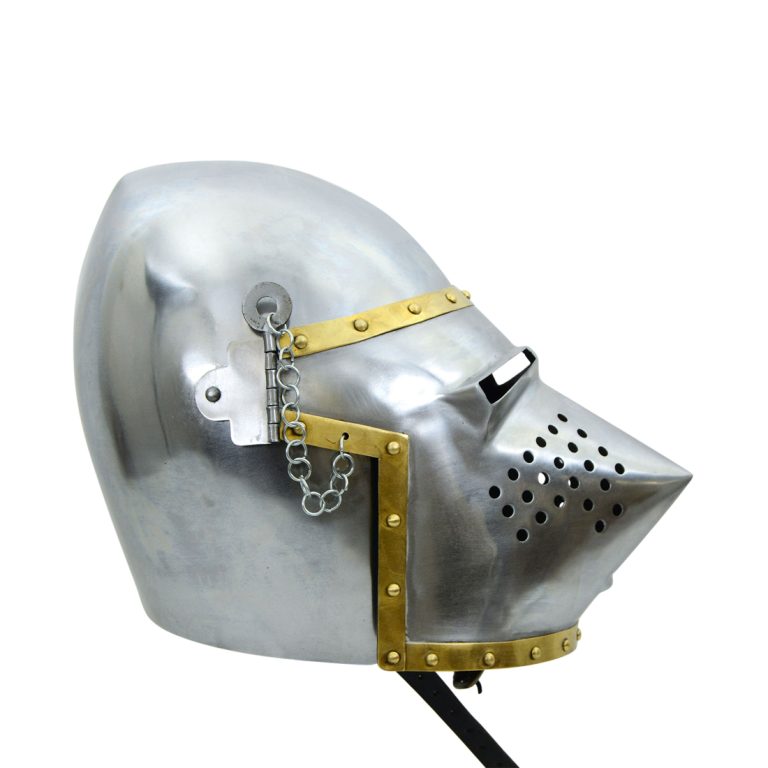 Pig-Faced Bascinet - 18 Gauge