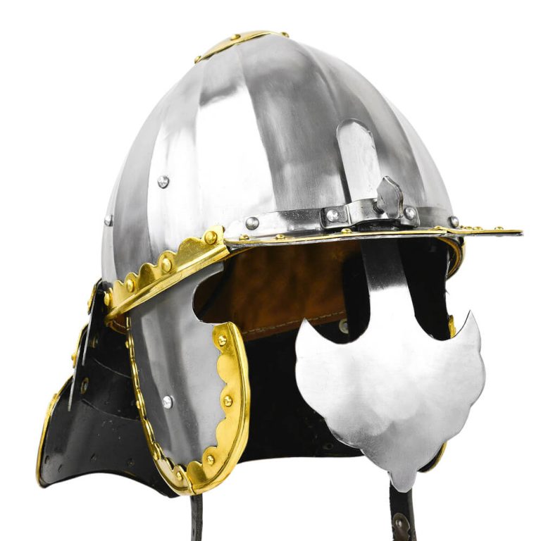 Polish Winged Hussar Helmet - 16 Gauge Steel