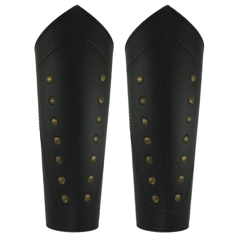Rangers Studded Leather Greaves