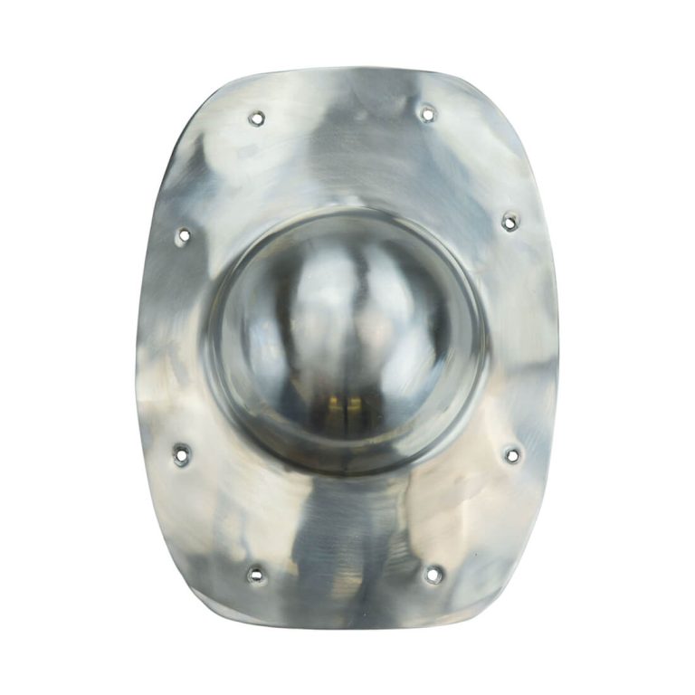 Rectangular Roman Shield Boss - 20 Gauge Steel