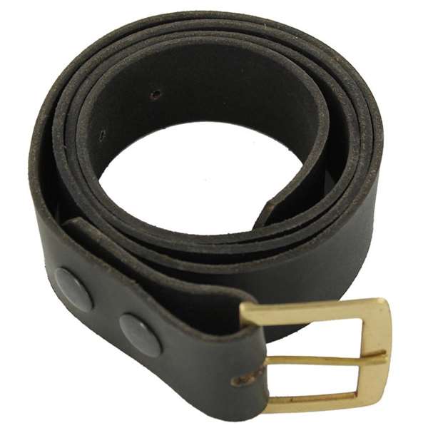 Renaissance Black Leather Belt Medium