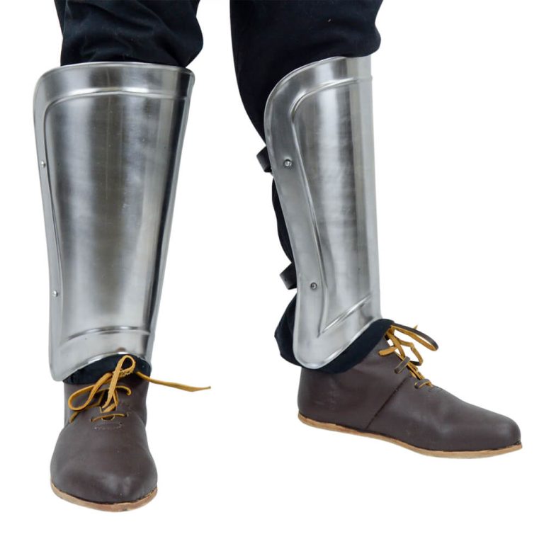 Ridged Greaves - 20 Gauge Steel